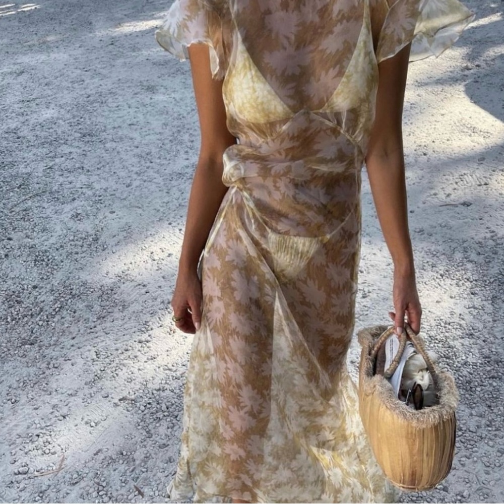 ISO SIR The Label Women's Anais Floral Silk
Organza Dress  

Size 0 or 1